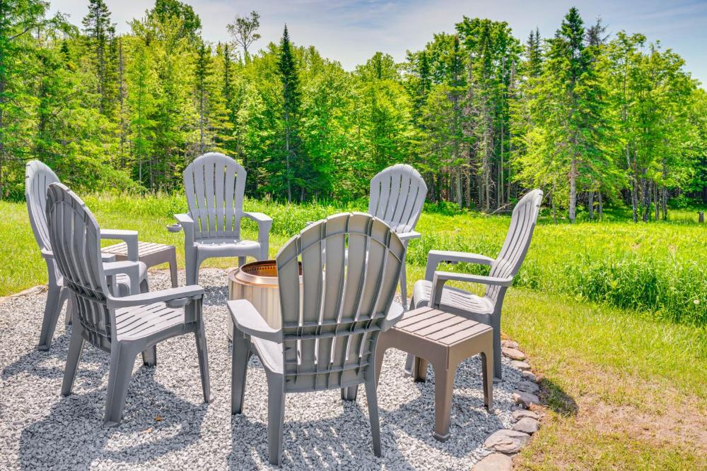 Rustic Cabin in West Danville with Deck and Fire Pit!
